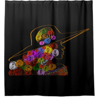 Southern Beauty Rose Shower Curtain