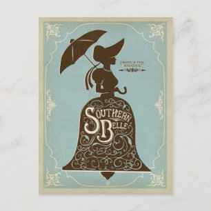 Southern Belle Postcard