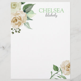 Southern Blooms Custom Letterhead