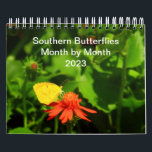 Southern Butterflies Month-By-Month 2023 Calendar<br><div class="desc">Follow butterflies of the Southern U. S. as they emerge each month and learn about them.</div>
