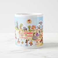 Southern California Beach Life Jumbo Mug