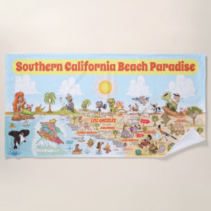 Southern California Beach Paradise Blanket
