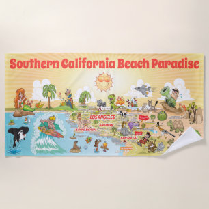 Southern California Beach Paradise Blanket