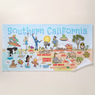 Southern California Beach Towel