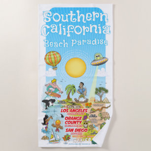 Southern California Beach Towel