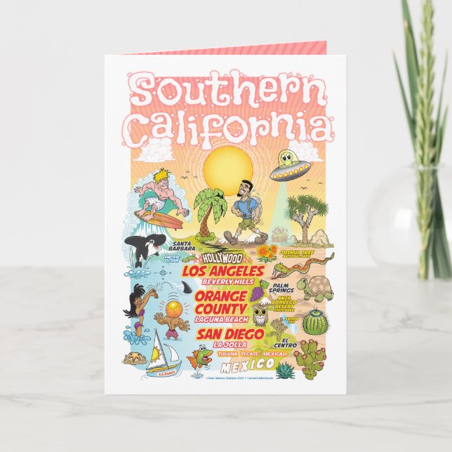 Southern California Birthday Card (Front)