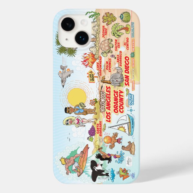 Southern California Case-Mate iPhone Case (Back)