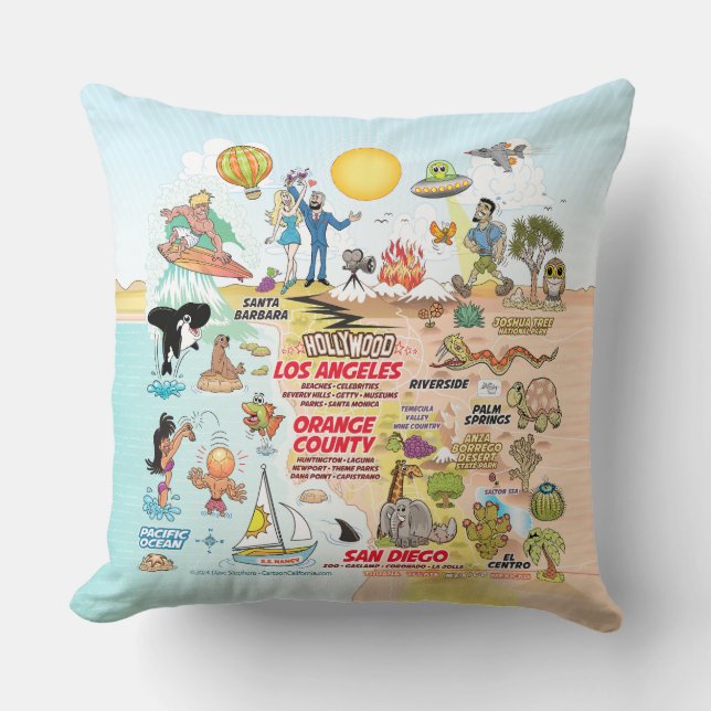 Southern California Cushion (Front)