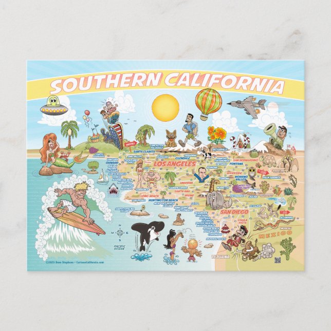 Southern California Invitation Postcard (Front)