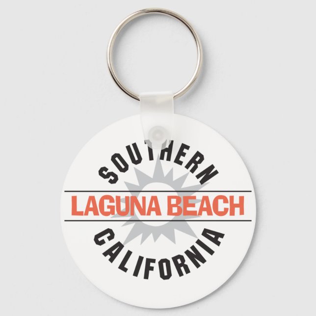 Southern California Laguna Beach Key Ring (Front)