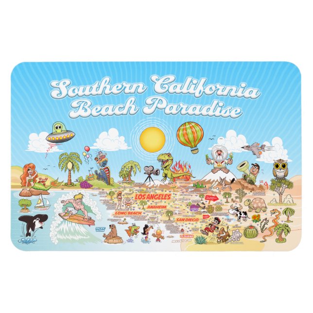 Southern California Magnet (Horizontal)
