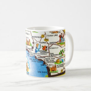 Southern California Map Mug