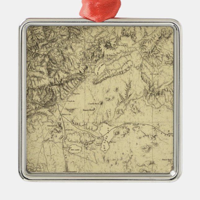 Southern California Metal Tree Decoration (Front)