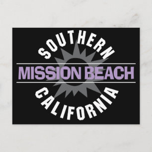 Southern California - Mission Beach Postcard