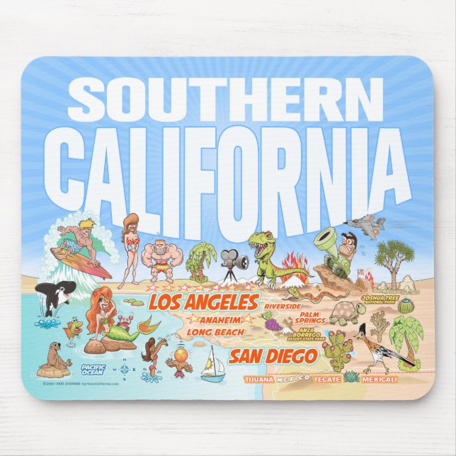 Southern California Mouse Pad (Front)