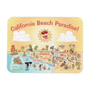 Southern California Souvenir Magnet