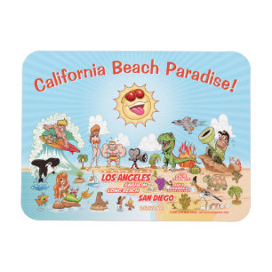 Southern California Souvenir Magnet