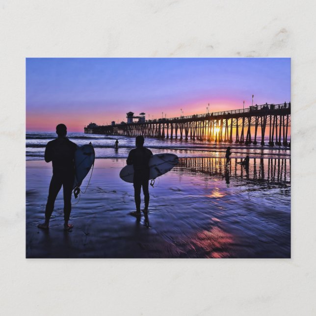 Southern California Sunset Postcard (Front)