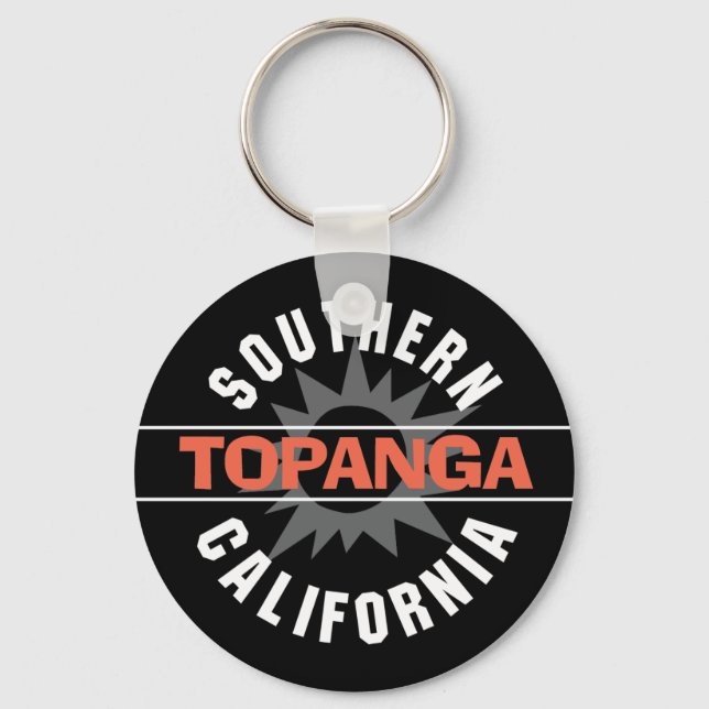 Southern California - Topanga Key Ring (Front)