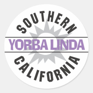 Southern California - Yorba Linda Classic Round Sticker
