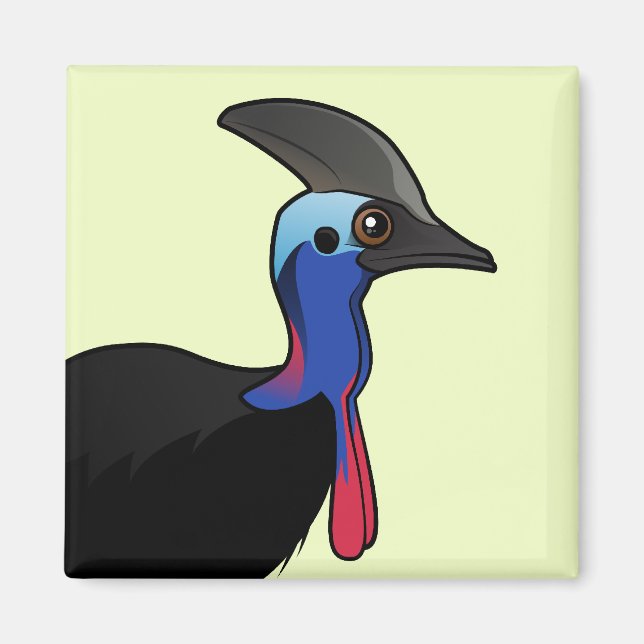 Southern Cassowary Magnet (Front)