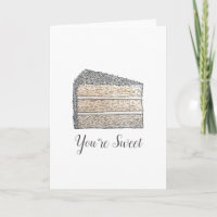 Southern Coconut Cake Slice You're Sweet Thanks