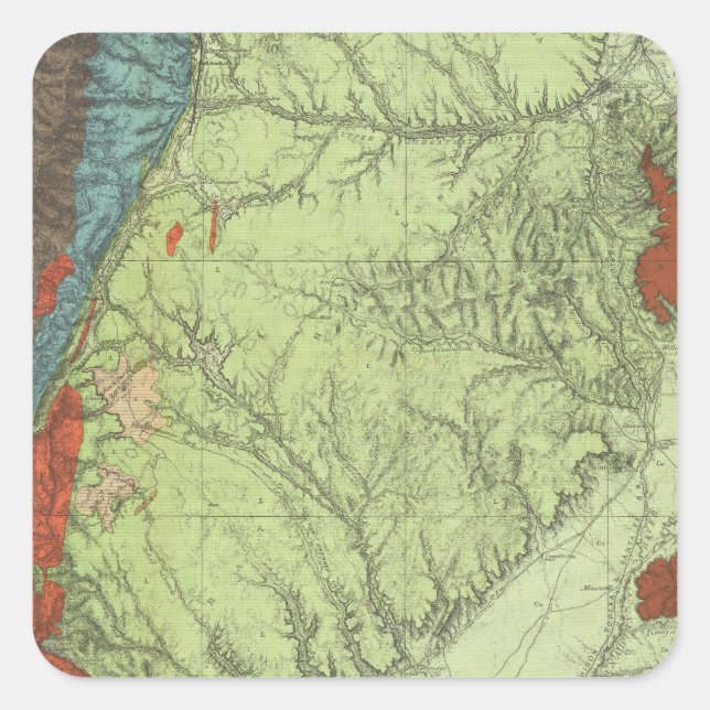 Southern Colorado 2 Square Sticker (Front)