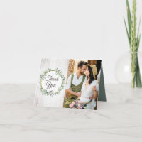 Southern Cotton Boll Country Wedding Thank You