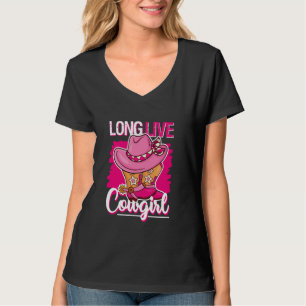 Southern Cowgirls Long Live Howdy Rodeo Love Count T-Shirt