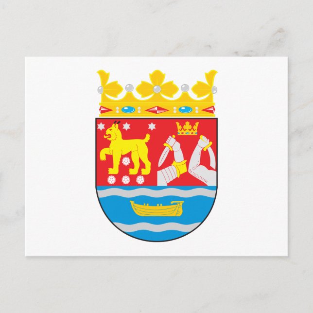 Southern Finland Coat of Arms Postcard (Front)
