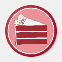 Southern Food Red Velvet Layer Cake Slice Bakery