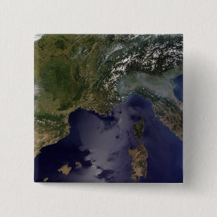 Southern France and Northern Italy 15 Cm Square Badge