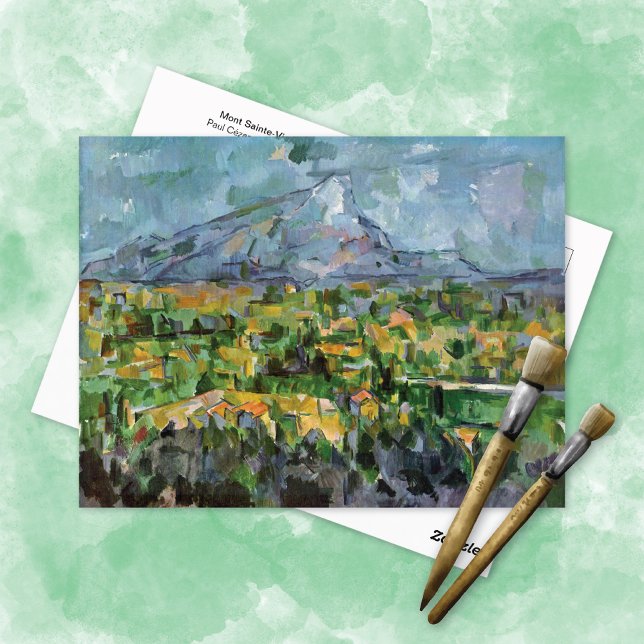 Southern France Mountain Landscape Paul Cezanne Postcard (Creator Uploaded)