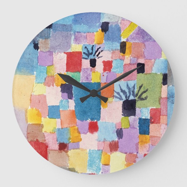 Southern Gardens | Paul Klee | Large Clock (Front)