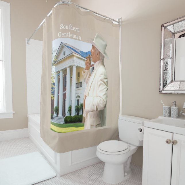 Southern Gentleman  Shower Curtain (In Situ)