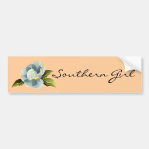 Southern Girl Magnolia Bumper Sticker