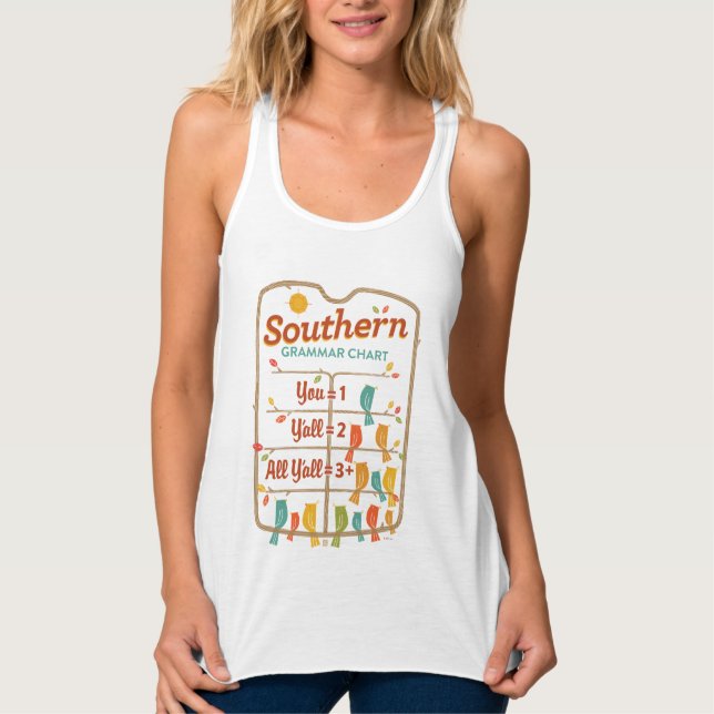 Southern Grammar Chart Singlet (Front)