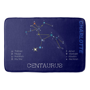 Southern Hemisphere Constellation Centaurus Bath Mat