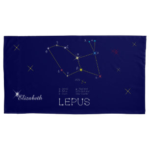 Southern Hemisphere Constellation Lepus Pillowcase