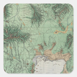 Southern Idaho and Northern Utah 2 Square Sticker