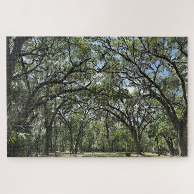 Southern Live Oak canopy Jigsaw Puzzle (Horizontal)