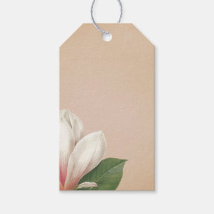 Southern Magnolia Flower Antique Blush Gift Tags