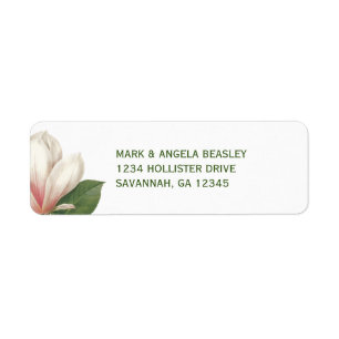 Southern Magnolia Flower Wedding Pink and White
