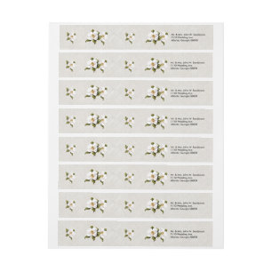 Southern Magnolia Wedding Address Labels