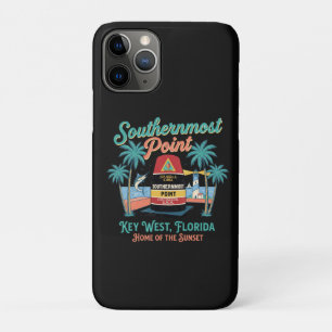 Southern Most Point Key West Retro Tropical Vibe Case-Mate iPhone Case