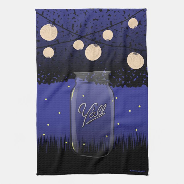 Southern Nights Kitchen Towel (Vertical)