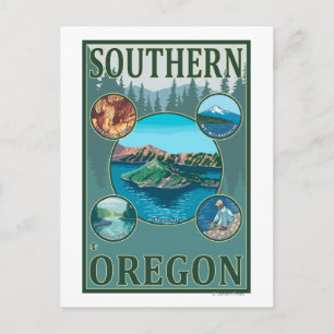 Southern OregonScenic Travel Poster Postcard