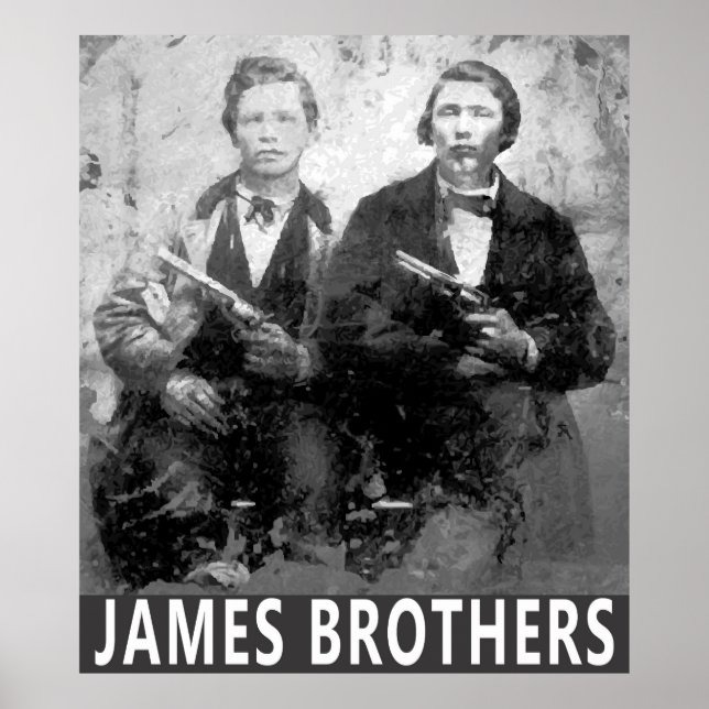 SOUTHERN OUTLAWS FRANK & JESSE JAMES POSTER (Front)