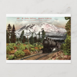 Southern Pacific Mt. Shasta 1912 Vintage Postcard