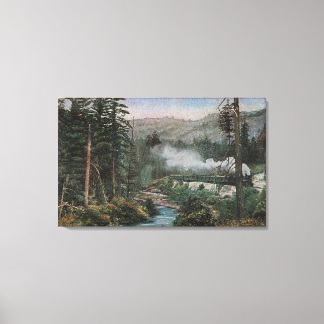 Southern Pacific Railroad Canvas Print (Front)